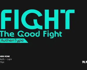 Good Rome – The Future of Sans Serif
