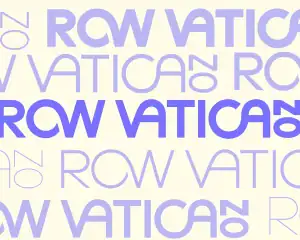 Row Vaticano – Relaxed Full Cyrillic