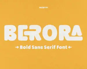 Berora – Bold Sans Serif Font