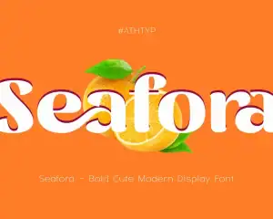 Seafora – Bold Cute Modern Display