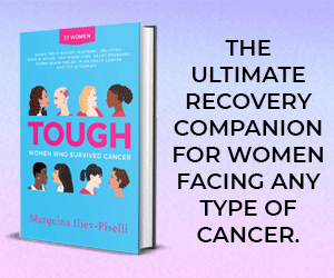 Rotating Gif for the book 'TOUGH Women Who Survived Cancer'