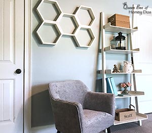 How To Build and Hang Honeycomb Shelves - DIY, woodworking projects for home decor