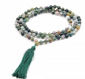 meditation agate mala beads