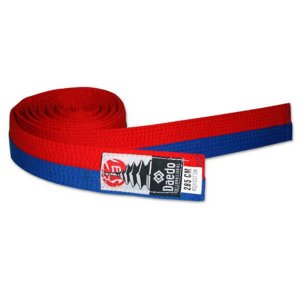 Cinturón azul/rojo