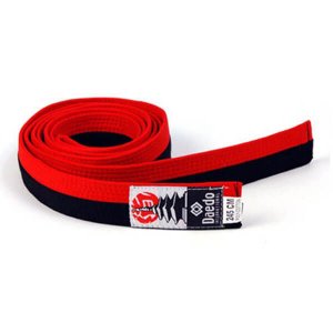 Cinturón rojo/negro
