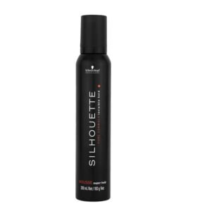 Espuma-mousse Schwarzkopf Silhouette Super Hold Espuma Fijacion Fuerte 200ml- distribuciones ti