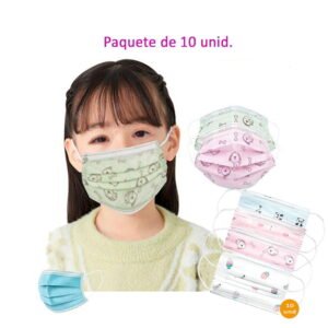 Mascarilla de protección Infantil Quirúrgica- distribuciones ti