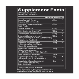 C BURN EXTREME 30 Servings 1