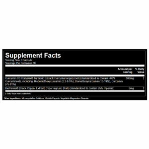 CURCUMIN GORILLA SUPP FACTS