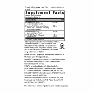 TriComfort Gold™ Supp Facts