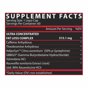 LIPO 6 BLACK UC 1 min