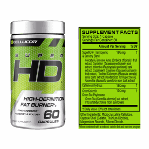 SuperHD Fat Burner 60 Capsules 1