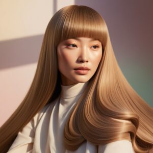 Long Hair With Bangs