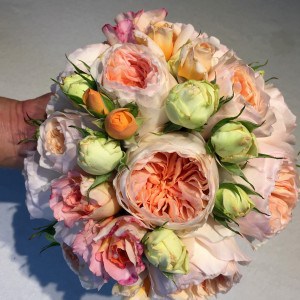 "Vintage" mit englischen Duftrosen