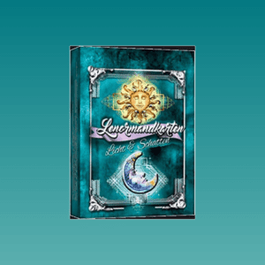 Jetzt online kaufen! Lenormandkarten zum Kartenlegen – Das Licht und Schatten Lenormand mit eleganten bunten Motiven und 7 Extra-Karten!