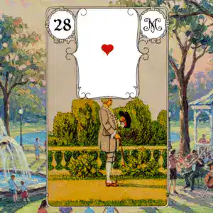 Lenormandkarte Herr 28.