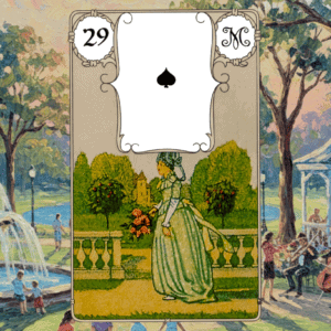 Lenormandkarte Dame 29.