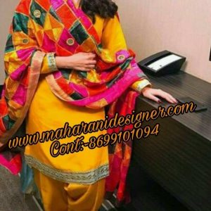 designer phulkari suits