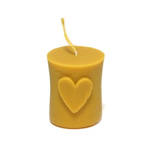 Świeca walec z sercem