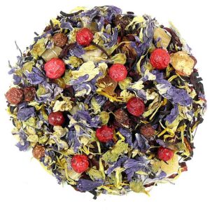 Miodołyczek - Purpurowe Wyspy – aromatyczna kompozycja herbaciana w miodzie, Pasieka Miody z Wąchocka