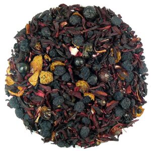 Miodołyczek - Jagodowy Raj – aromatyczna kompozycja herbaciana w miodzie, Pasieka Miody z Wąchocka