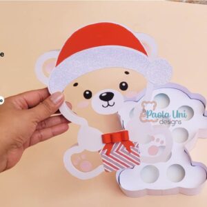Caja En forma de oso para Navidad