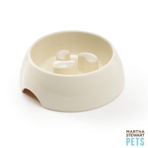 Martha Stewart Slow Feeder Dog Bowl Martha Stewart Slow Feeder Dog Bowl