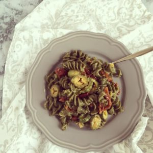 Pasta zucchine e pomodori secchi Bimby