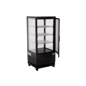 Refrigerador de Exhibición Panorámico con 1 Puerta Curva