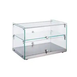Vitrina Exhibidora Neutra Cristal Recto 50 Lts.