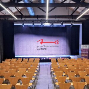 Sala Clavé. La Unió Santcugatenca. Logotip DASC 2025