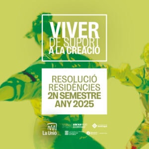 Cartell resolució de residències setembre 25 a gener 26