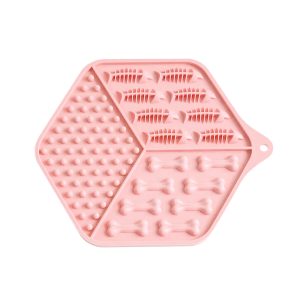 Surf + turf lick mat Strawberry cream