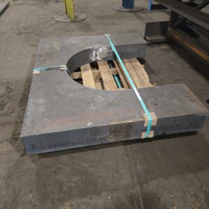 6-inch heavy steel plate shape fabricated by the rose corporation
