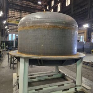 90-ton capacity lead kettle heavy steel plate fabrication by the rose corporation