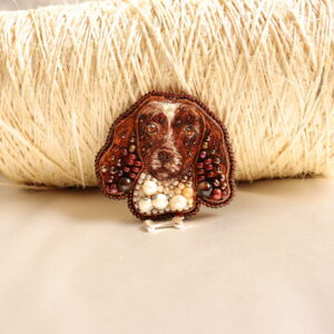 Broche en forma de perro