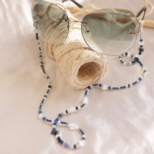Cadena para gafas azul oscuro