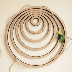 Set juegos aros de madera