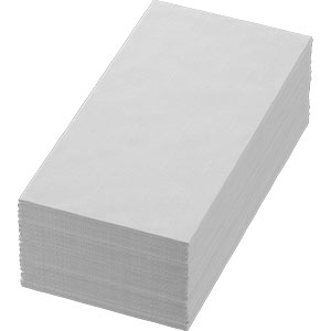 40cm 2ply 1/8 Fold Bio-soft White Napkins (x2000)