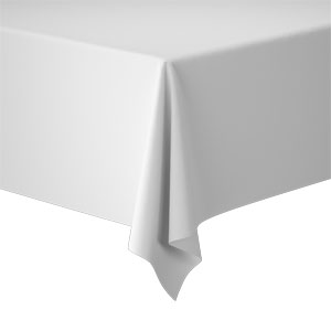 Duni Evolin Tablecover White (127 x 180) (x25) - To Order