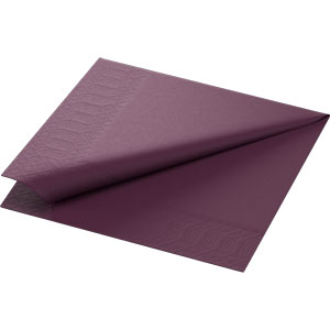 Duni 33cm 3ply Plum Napkin