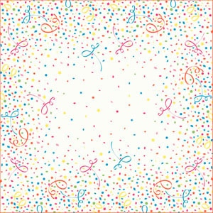 Duni Confetti Dunicel Slipcover (84 x 84cm) (5 x 20)