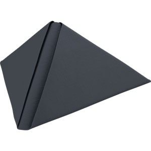 Dunilin 40cm Black Napkin (12 x 45)
