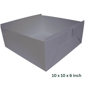 10″ x 10″ x 6″ Wedding Cake Box Base (x50)