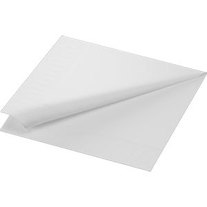 Tissue Napkin White 3-ply 40x40cm (8X125)