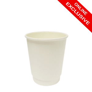 12oz White Double Wall Cup (x500) - Website Exclusive