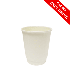 8oz White Double Wall Cup (x500) - Website Exclusive