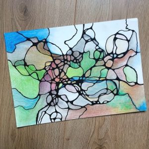 Neurographic Art_Tegenwind_Fannie Coenen