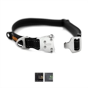 Mighty Paw All-Metal Hardware Reflective Dog Collar