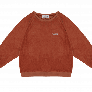 Sweat éponge terracotta - Oblik Paris
